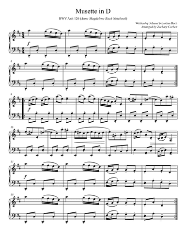 Musette in D (BWV Anhang 126)