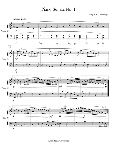 Piano Sonata No. 1