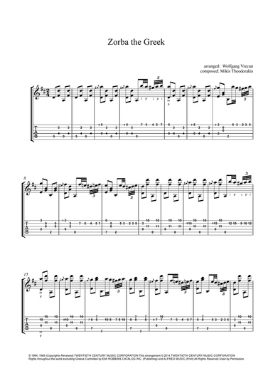 Theme From "zorba The Greek"