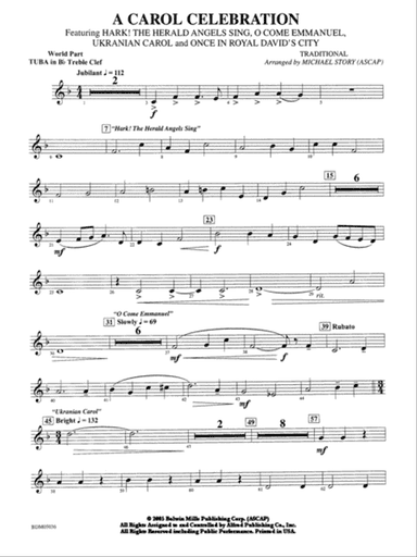 A Carol Celebration: WP B-flat Tuba T.C.