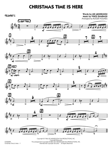 Christmas Time Is Here (arr. Roger Holmes) - Trumpet 2