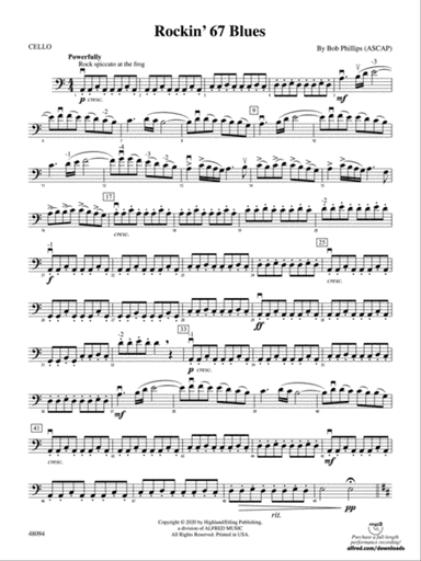 Rockin' 67 Blues: Cello