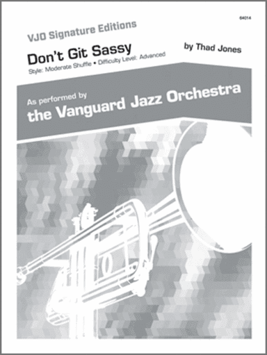 Don't Git Sassy (Full Score)