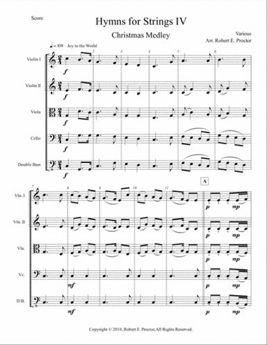 Hymns for Strings IV - Christmas Medley