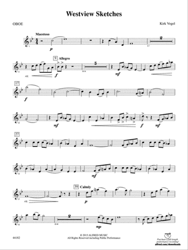 Westview Sketches: Oboe