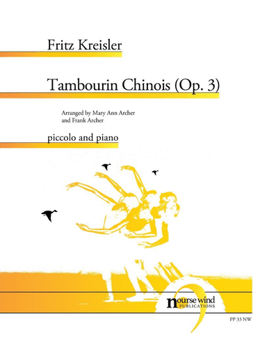Tambourin Chinois for Piccolo and Piano