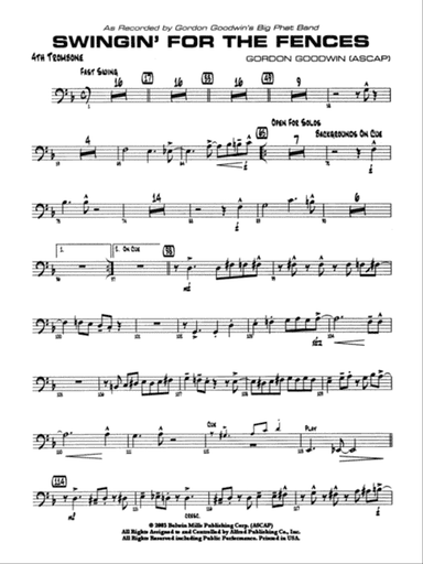 Swingin' for the Fences: 4th Trombone