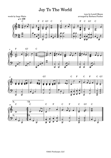 Joy to the World - harp