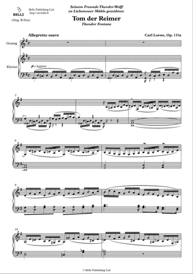 Tom der Reimer, Op. 135a (G Major)