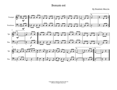 Bonum est