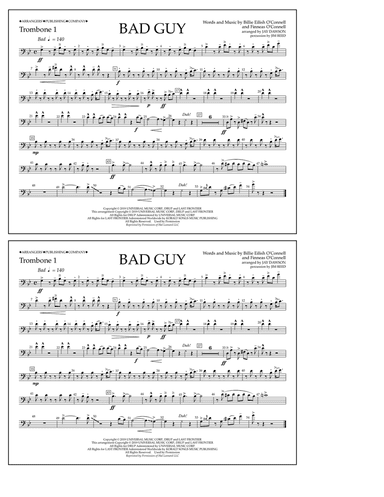 Bad Guy (arr. Jay Dawson) - Trombone 1