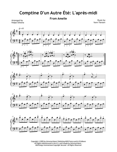 Comptine D'un Autre Été: L'après-midi