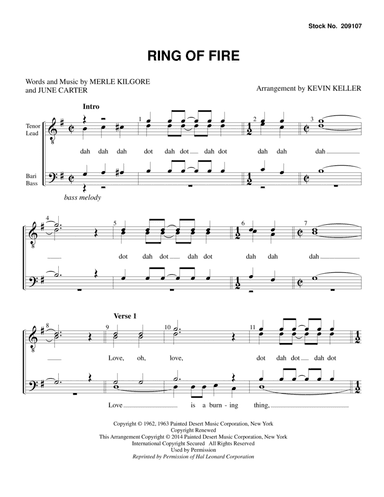 Ring of Fire (arr. Kevin Keller)