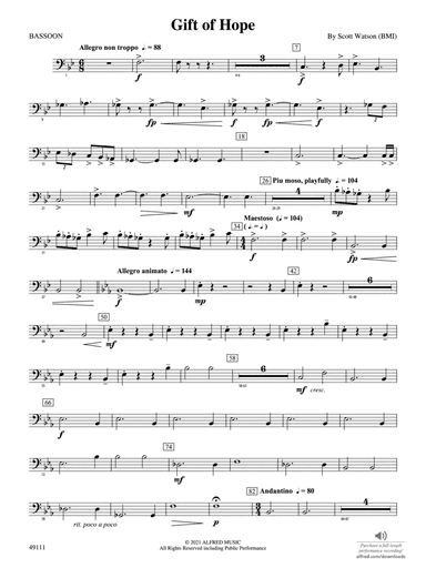 Gift of Hope: Bassoon