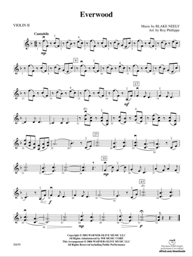 Everwood, Theme from: 2nd Violin