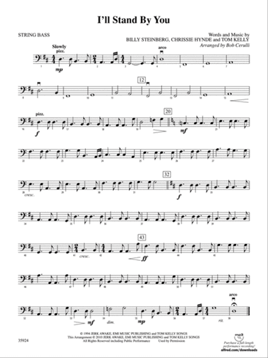 I'll Stand by You: String Bass