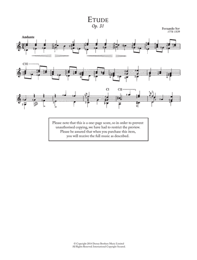 Etude, Op.31