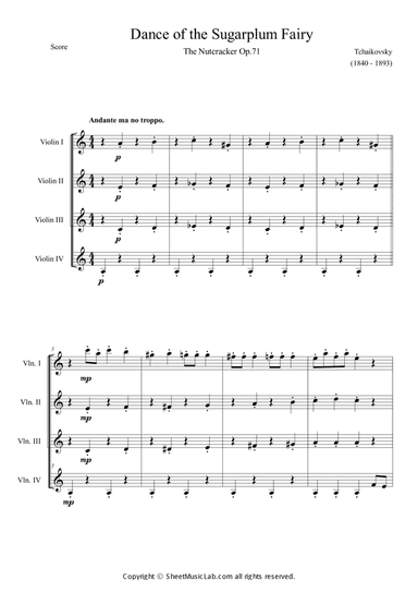 Nutcracker Op.71a - Dance Of The Sugarplum Fairy