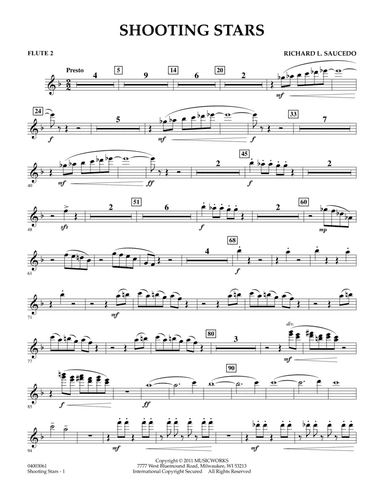Shooting Stars - Flute 2