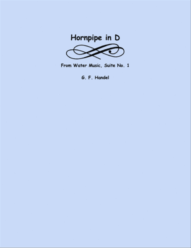 Hornpipe in D from Water Music