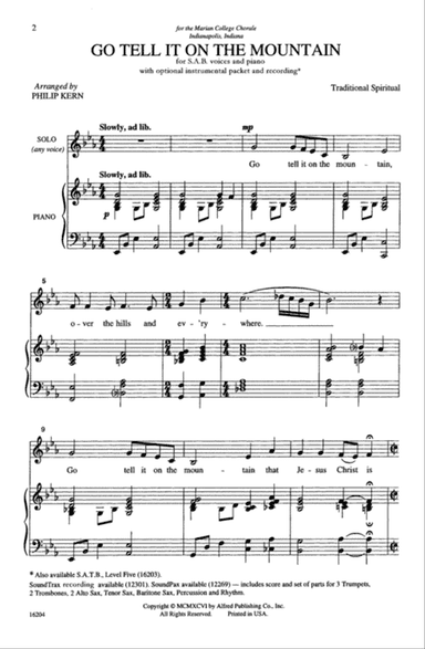 Go Tell It on the Mountain