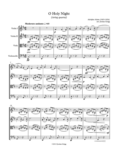O Holy Night (string quartet)
