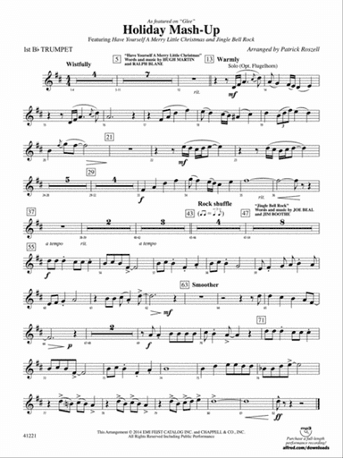 Holiday Mash-Up: 1st B-flat Trumpet
