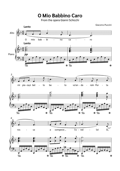 O Mio Babbino Caro