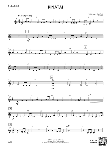 Piñata!: 1st B-flat Clarinet