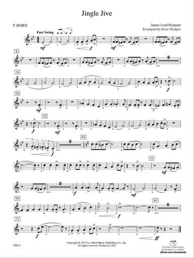 Jingle Jive: 1st F Horn