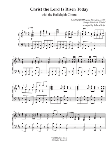Christ the Lord Is Risen Today (with the Hallelujah Chorus)