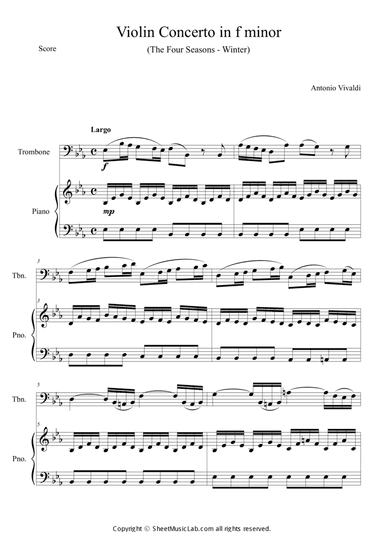 The Four Seasons - Winter (2nd Movement)