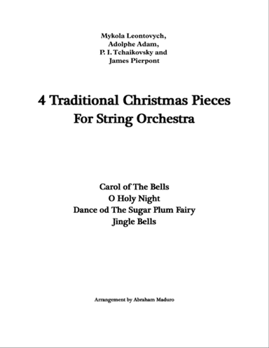4 Traditional Christmas Pieces for String Orchestra