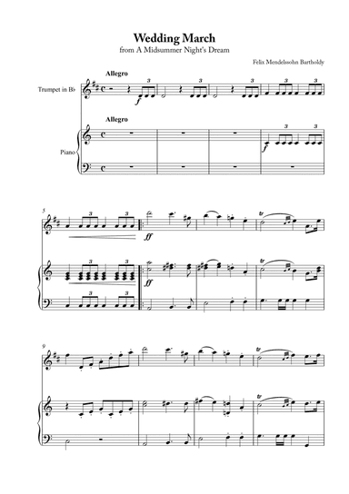 Wedding March - Short Version
