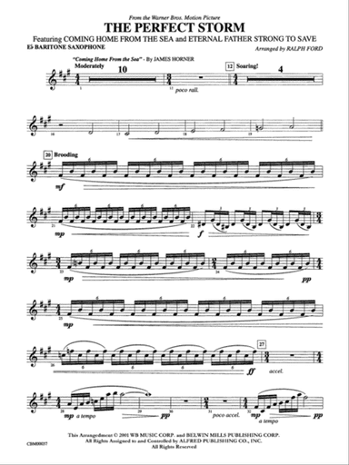 The Perfect Storm (from the Warner Bros. Motion Picture): E-flat Baritone Saxophone