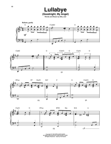 Lullabye (Goodnight, My Angel)