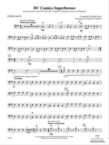 DC Comics Superheroes: String Bass