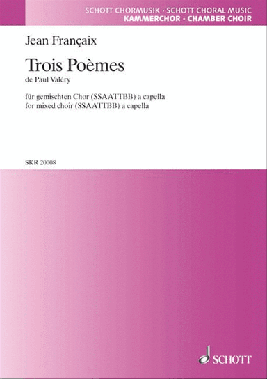 3 Poemes of Paul Valery