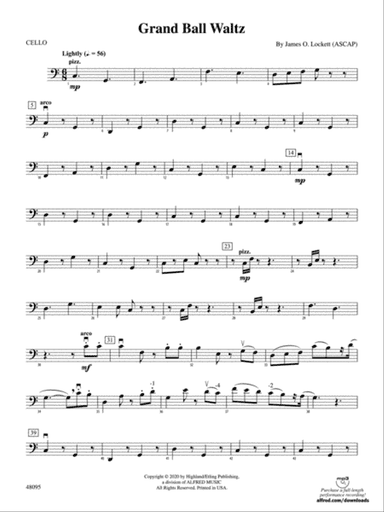 Grand Ball Waltz: Cello