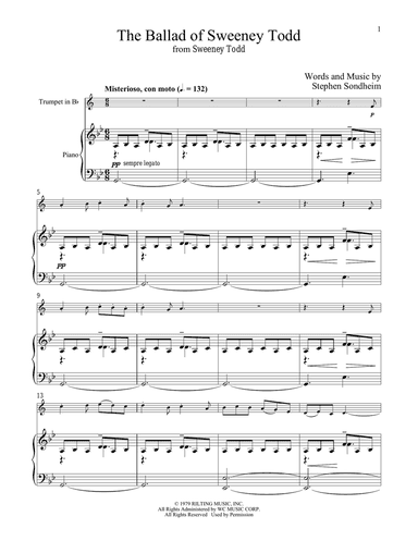 The Ballad Of Sweeney Todd (from Sweeney Todd)