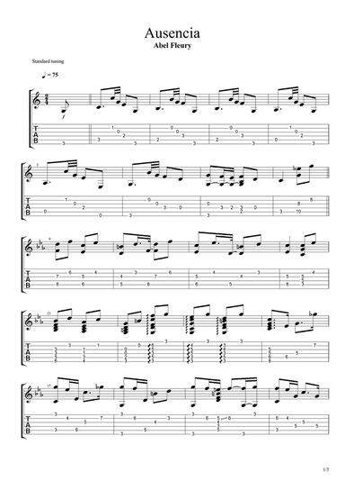 Ausencia (Milonga)
