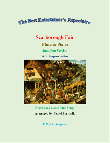 "Scarborough Fair" for Flute and Piano-(Jazz/Pop Version with Improvisation)-Video