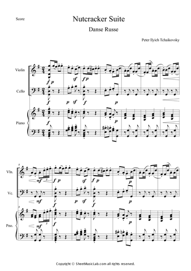 Nutcracker Op.71a - Danse Russe - Trepak