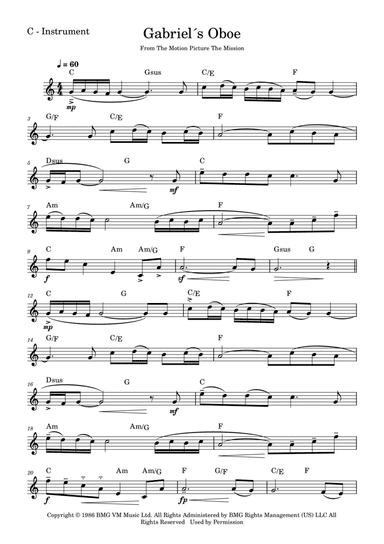 Gabriel's Oboe