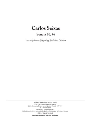 Sonata 70, 76