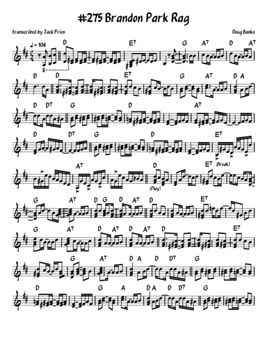 Brandon Park Rag