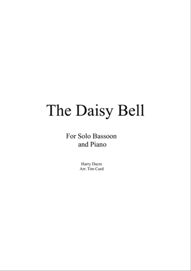 The Daisy Bell for Solo Bassoon and Piano