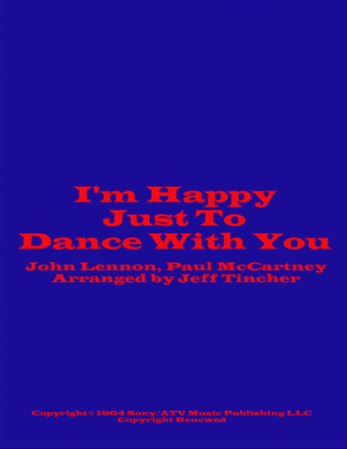 I'm Happy Just To Dance With You