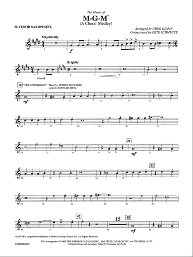 The Music of M-G-M