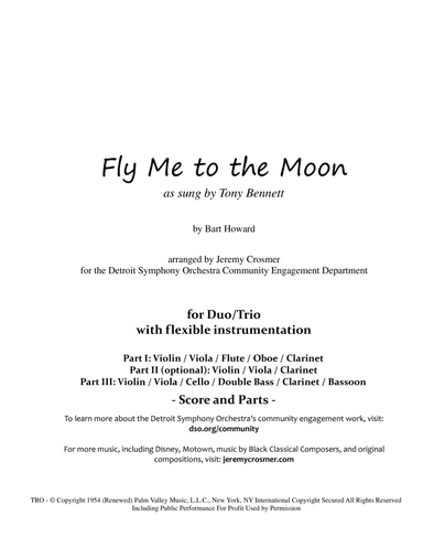 Fly Me To The Moon (in Other Words)
